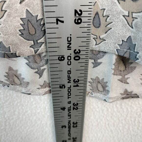 Reunion Shirt Mens XL Tan Long Sleeve Button Up Rayon All Over Print AOP Y2K VTG - Picture 8 of 12